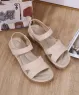 Sandal Dây Chéo Quai Dán 3cm màu Nude