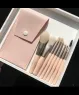 Bộ cọ mini 8 cây kèm bao da thời trang màu Da